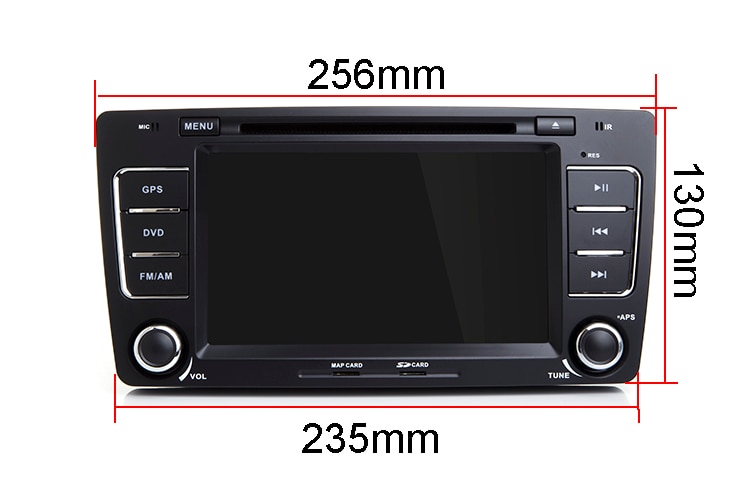 Ηχοσύστημα αυτοκινήτου 2DIN - Skoda Octavia - 8305 - 2+16GB - Android - 000965