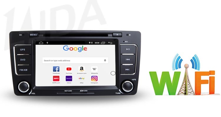Ηχοσύστημα αυτοκινήτου 2DIN - Skoda Octavia - 8305 - 2+16GB - Android - 000965