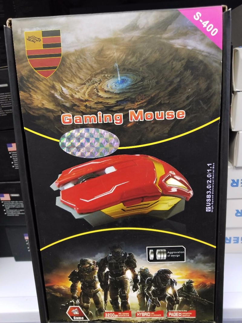 Ενσύρματο ποντίκι - Gaming - S-400 - Weibo