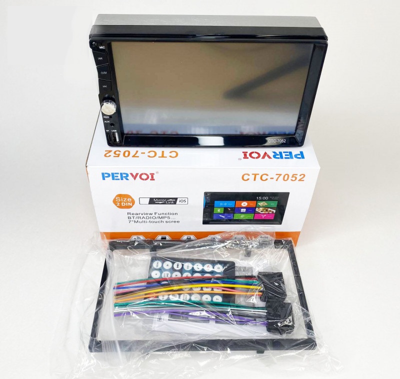 Ηχοσύστημα αυτοκινήτου 2DIN - 7" - MP5 - CTC-7052 - 000339