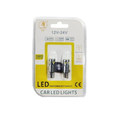 EJC Λάμπες Αυτοκινήτου T10-2016-18SMD 12v 2τμχ ψυχρό φως - LED light