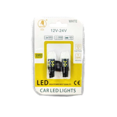 EJC Λάμπες Αυτοκινήτου T10-2016-33Led 12V-24 2τμχ ψυχρό φως – LED light
