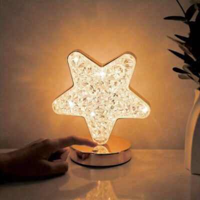 Επιτραπέζιο Φωτιστικό Αστέρι με USB 700K-6500K - USB Highlight three gear lamp Model:8207