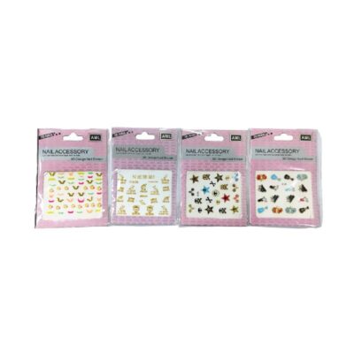 Διακοσμητικά 3D Αυτοκόλλητα Νυχιων - Nail accessory 3D design nail sticker