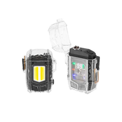Επαναφορτιζόμενος Αναπτήρας Με Φακό LED D48-2 - Arc Ignition Portable Lamp