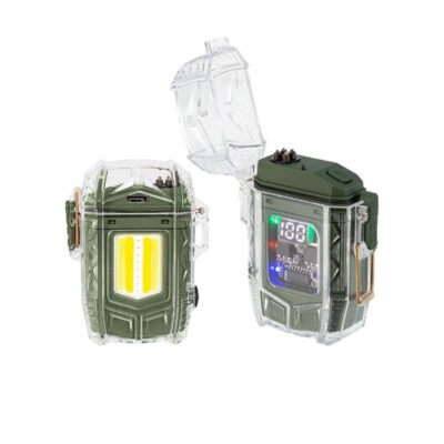 Επαναφορτιζόμενος Αναπτήρας Με Φακό LED D48-2 - Arc Ignition Portable Lamp