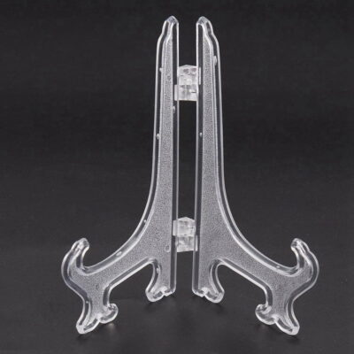 Διάφανη Πλαστική Βάση Κορνίζας 13x10cm 2τμχ - Clear Plastic Frame Stand 2pcs