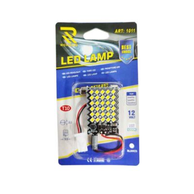 Rchang LED λάμπα αυτοκινήτου 12V 6500K T10 30SMD-3030 3.7W Λευκό Φως ART:1011 - Led Lamp