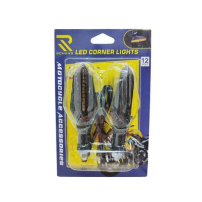 Rchang Φλας Μηχανής Πορτοκαλί σετ 2τμχ - Motorcycle Led Corner Lights