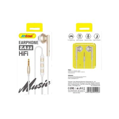 Andowl Ενσύρματα Ακουστικά με AUX EA22 - Earphone