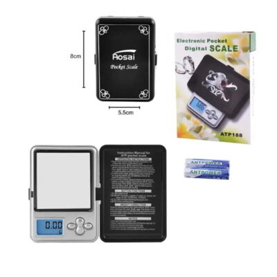 Mini Ψηφιακή Ζυγαριά 0,01 - 200gr - Pocket Digital Scale ATP188