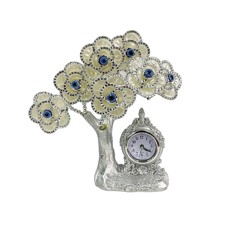 Διακοσμητικό με μπλε μάτια με ρολόι - Decoration with blue eyes