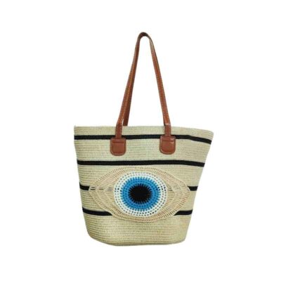 Ψάθινη Τσάντα Θαλάσσης - Beach bags