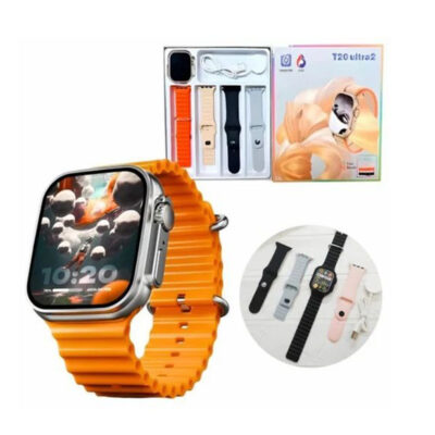 HIwatch PRO Ρολόι χειρός T20 Ultra2 Smart Watch (4 σε 1 Multicolor)