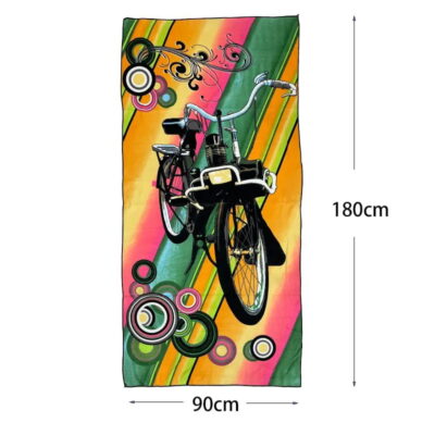 Πετσέτα θαλάσσης με ποδήλατο 180x90cm - Beach towel