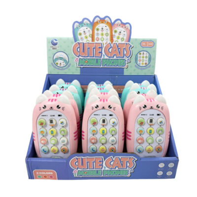 Παιδικό τηλέφωνο γατάκι με ήχους - Cute Cats Mobile Phones
