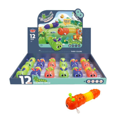 Παιχνίδι Κουρδιστή Κάμπια - Caterpillar Rainbow Interest Toy Series