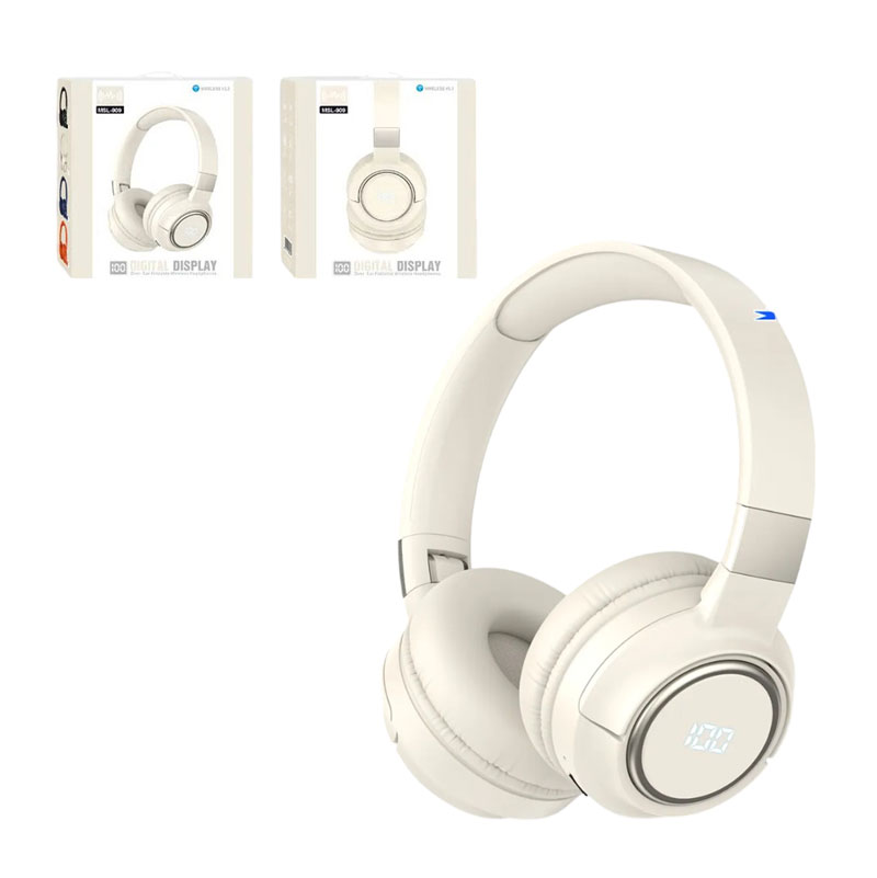 Ασύρματα Ακουστικά MSL-909 - Digital Display Over-ear Foldable Stereo Headphones