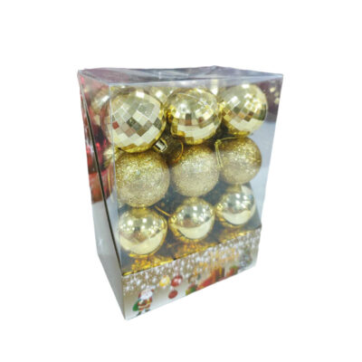Χριστουγεννιάτικες μπάλες 24τμχ  - Christmas decoration balls 24pcs