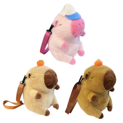 Τσάντα Λούτρινο Καπιμπάρα  - Stuffed Capybara Bag