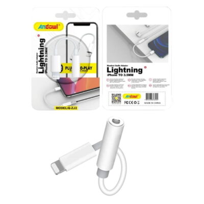 Andowl Q-ZJ2 Μετατροπέας Αντάπτορας 3.5mm σε Lightning - Lightning to 3.5mm Audio Jack Cable