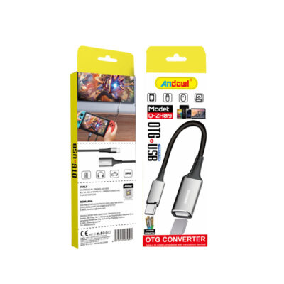 Andowl Μετατροπέας Αντάπτορας Type-C σε USB Q-Z019 - OTG Converter