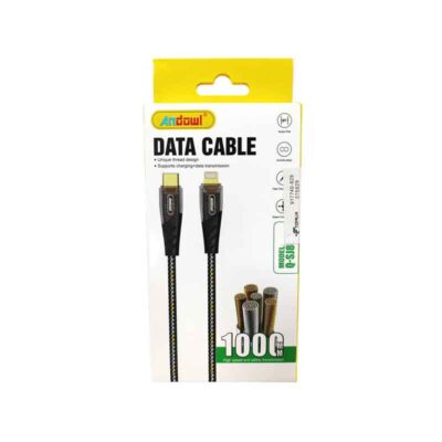 Andowl Καλώδιο Δεδομένων Type-C σε Lightning 1m 3A Q-SJ8090 - Data Cable