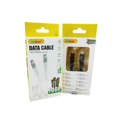 Andowl Καλώδιο δεδομένων Type-c σε Type-c 5A 1M Q-SJ32 - Data Cable