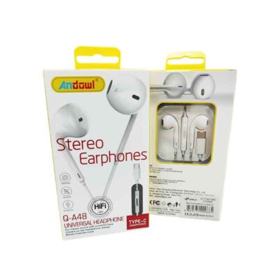 Andowl Ενσύρματα Ακουστικά με Βύσμα USB-C  - Earphone