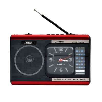 Andowl  Φορητό Ραδιόφωνο Μπαταρίας με USB Q-FM40 - Radio