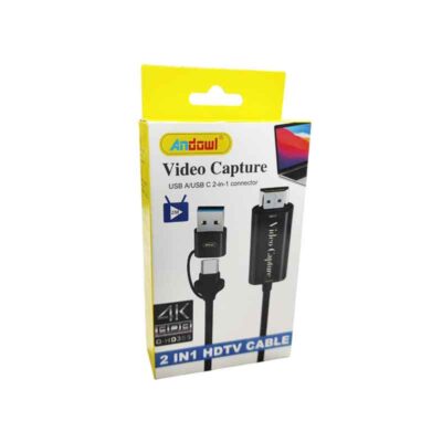 Andowl HDTV Καλώδιο USB A/USB C 2 σε 1 Q-HD355 - Video Capture