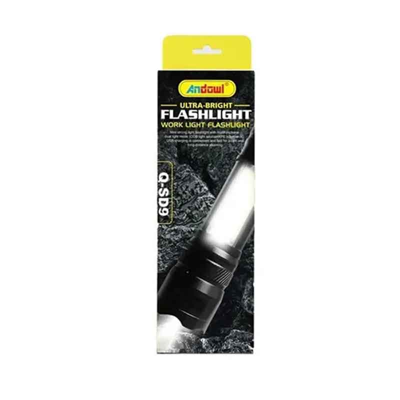 Andowl Φακός χειρός LED Work Light Flashlight Q-SD9 - Ultra Bright Flashlight