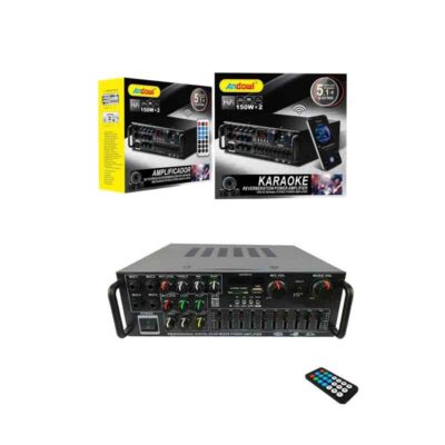 Andowl Ενισχυτής ήχου 2X150W Karaoke FM / Bluetooth / MP3 / Usb / Bluetooth Q-GF999 - Karaoke Reverberation Power Amplifier