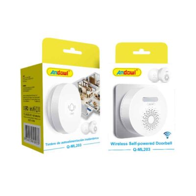 Andowl Ασύρματο Κουδούνι Πόρτας Q-ML203 - Wireless Self-Powered Doorbell