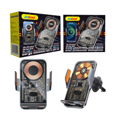 Andowl Q-WX660 Βάση Κινητού Αυτοκινήτου και Ασύρματη Φόρτιση 20W - Car Wireless Charging
