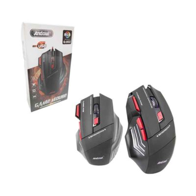 Andowl  Ενσύρματο Gaming Ποντίκι Με LED RGB Φωτισμό Q-802 – Gaming Mouse