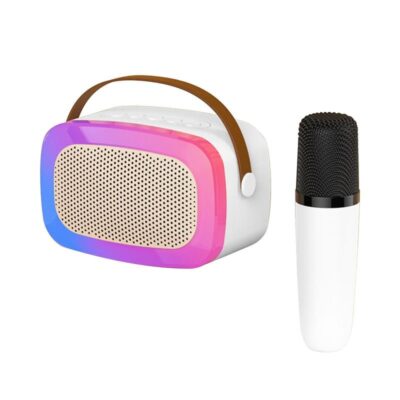 Ksong Artifact Karaoke-V66 Φορητό Ηχείο με Μικρόφωνο για Καραόκε - Karaoke Music Speaker 5W