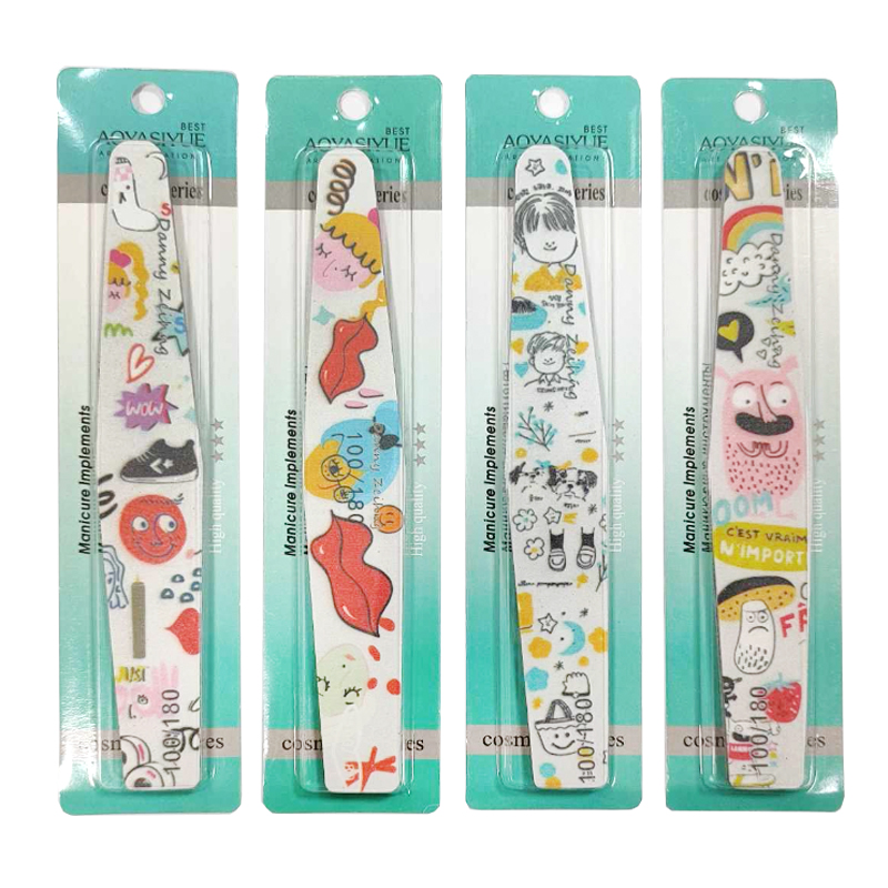 Λίμα νυχιών Διπλής Όψης 100/180 12τμχ - Nail File 12pcs