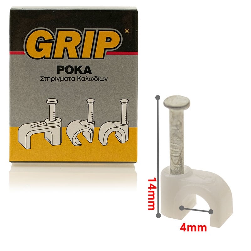 GRIP ΡΟΚΑ ΣTPOΓΓYΛA No 4 KOYTI 100τμχ