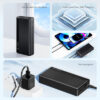 USAMS power bank US-CD205, 2x USB θύρες εξόδου, 10000mAh, 10W, λευκό