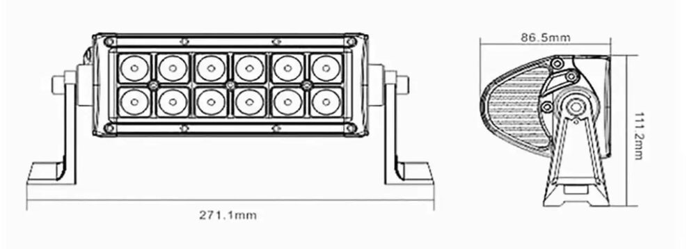 Προβολέας οχημάτων LED - R-D11101E-B036 - 110617