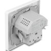 DELOCK πρίζα τοίχου 11499 με θύρες φόρτισης USB & USB-C, 18W PD, λευκή