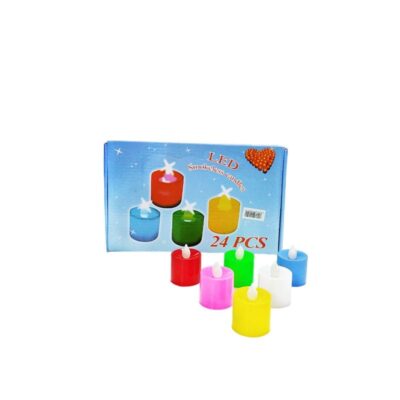 LED Φωτιζόμενα κεράκια 24τμχ. - LED plastic swinging candle