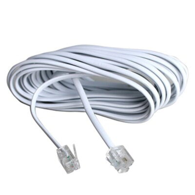 AOWEIXUN Καλώδιο ethernet & τηλεφώνου 5M - Telephone cable flat