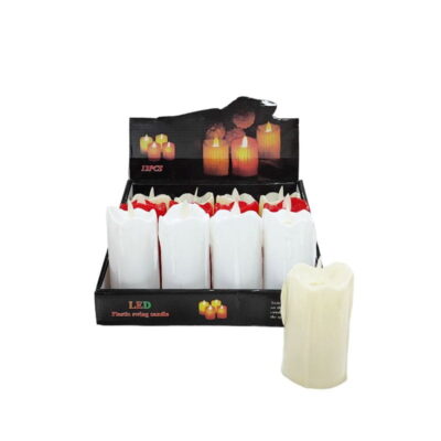 LED φωτιζόμενα κεράκια 10εκ. 12τμχ  - LED swing candle