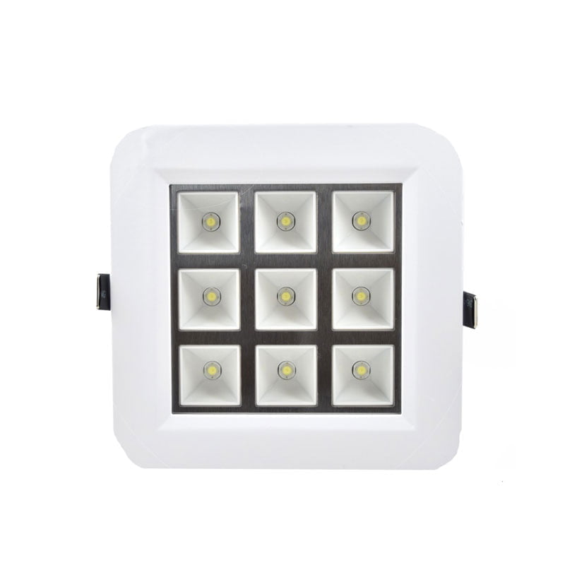 LED φωτιστικό οροφής 9W 220V - LED PANEL LIGHT SQUARE WHITE