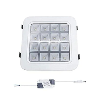 LED φωτιστικό οροφής 16W 220V - LED PANEL LIGHT SQUARE  WARM WHITE