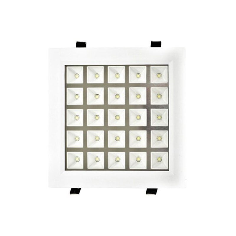 LED φωτιστικό οροφής λευκό φως 25W 220V - LED PANEL LIGHT SQUARE WHITE