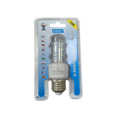 FOYU λάμπα σε σχήμα U 3W E27 - FOYU shaped light bulb 3W E27