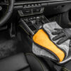 MOJE AUTO απορροφητική πετσέτα μικροϊνών 19-632 41x41cm, πορτοκαλί/μαύρη